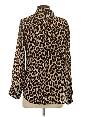J.Crew Long Sleeve Silk Top (view 2)