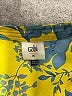 CAbi 100% Polyester Print Yellow Casual Dress Size M - photo 7