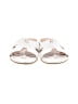 fs/ny 100% Leather White Sandals Size 7 1/2 - photo 2
