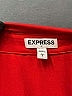 Express Outlet Red 3/4 Sleeve Button-Down Shirt Size L - photo 7