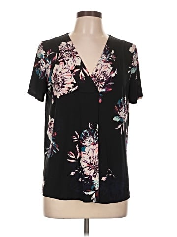 Dana Buchman Short Sleeve Blouse (view 1)
