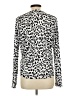 Dana Buchman Animal Print Ivory Long Sleeve Blouse Size L - photo 2