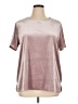 Old Navy Metallic Silver Short Sleeve Top Size XL - photo 1