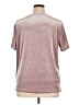 Old Navy Metallic Silver Short Sleeve Top Size XL - photo 2