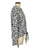 Dana Buchman Animal Print Ivory Long Sleeve Blouse Size L - photo 4
