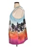 Lane Bryant Tropical Graphic Blue Tank Top Size 14 - 16 Plus - photo 5