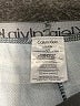 Calvin Klein 100% Polyester Plaid Blue Casual Pants Size 7 - 8 - photo 3