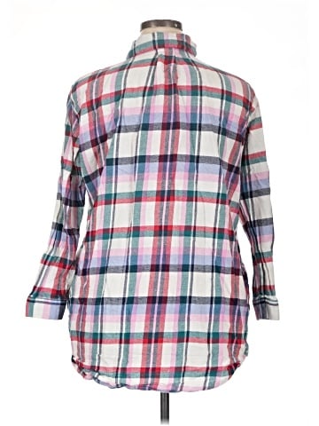 Sonoma Goods for Life 3/4 Sleeve Button-Down Shirt (view 2)