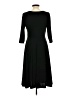 Lbisse Solid Black Cocktail Dress Size L - photo 2