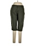 St. John's Bay Green Cargo Pants Size 14 Petite - photo 1
