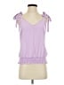 1.State 100% Polyester Purple Sleeveless Top Size S - photo 1