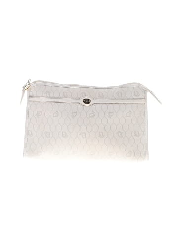 Dior Vintage Honeycomb Canvas Clutch (view 1)