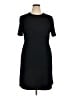 Ann Taylor Solid Black Casual Dress Size 16 - photo 1