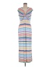 Chico's Stripes Blue Casual Dress Size Med (1) - photo 1