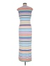 Chico's Stripes Blue Casual Dress Size Med (1) - photo 2