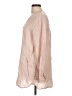 Sigrid Olsen 100% Linen Solid Pink Tan Long Sleeve Button-Down Shirt Size L - photo 5