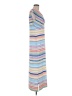 Chico's Stripes Blue Casual Dress Size Med (1) - photo 4