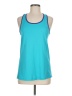 Reebok 100% Polyester Teal Active Tank Size M - photo 1