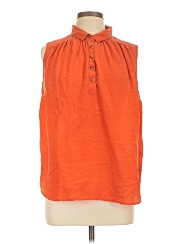 Maeve Sleeveless Button-Down Shirt (view 1)