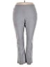 Nic + Zoe Solid Gray Active Pants Size 18 - photo 1