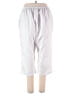 Alfred Dunner Solid White Casual Pants Size 18 - photo 2