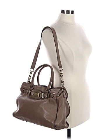 MICHAEL Michael Kors Leather Satchel (view 2)