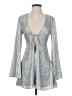 Lola 100% Polyester Silver Kimono Size XS - photo 1