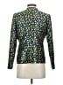 J.Crew 100% Polyester Print Green Blazer Size 4 - photo 2