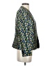 J.Crew 100% Polyester Print Green Blazer Size 4 - photo 4