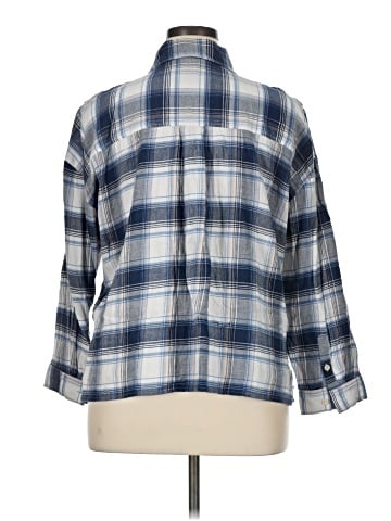 Madewell 3/4 Sleeve Button-Down Shirt (view 2)