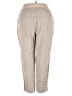 Max Studio 100% Linen Solid Tan Linen Pants Size 2X - photo 2