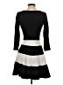 Bebe Stripes Black Casual Dress Size XS - photo 2