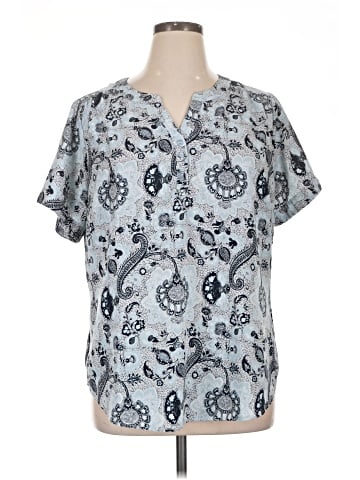 Cj Banks Short Sleeve Blouse (view 1)
