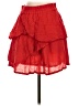 IRO 100% Viscose Red Casual Skirt Size EU (FR) 34 / US 2 - photo 1
