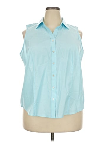 Talbots Sleeveless Button-Down Shirt (view 1)