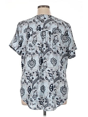 Cj Banks Short Sleeve Blouse (view 2)