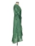 Max Studio Polka Dots Green Cocktail Dress Size L - photo 4