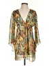 PilyQ 100% Polyester Green 3/4 Sleeve Blouse Size XS - Sm - photo 1