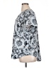 Cj Banks Paisley Silver Short Sleeve Blouse Size 1X - photo 5