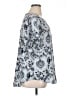 Cj Banks Paisley Silver Short Sleeve Blouse Size 1X - photo 4