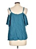 Torrid Teal Short Sleeve Blouse Size Lg Plus (0) - photo 2