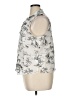 MICHAEL Michael Kors Ivory Blue Sleeveless Button-Down Shirt Size XL - photo 5
