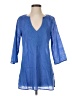 Aspire 100% Cotton Blue 3/4 Sleeve Blouse Size S - photo 1