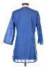Aspire 100% Cotton Blue 3/4 Sleeve Blouse Size S - photo 2