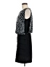 En Focus Studio Graphic Black Cocktail Dress Size 8 - photo 5