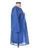 Aspire 100% Cotton Blue 3/4 Sleeve Blouse Size S - photo 4