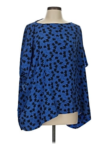 Diane von Furstenberg 3/4 Sleeve Silk Top (view 1)