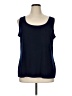 Simonton Says Blue Sleeveless T-Shirt Size 1X - photo 1