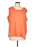Alia Orange Sleeveless Blouse Size 3X - photo 1