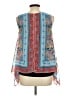 AB Studio 100% Polyester Blue Sleeveless Blouse Size L - photo 2